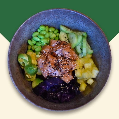 Pokè con salmone
