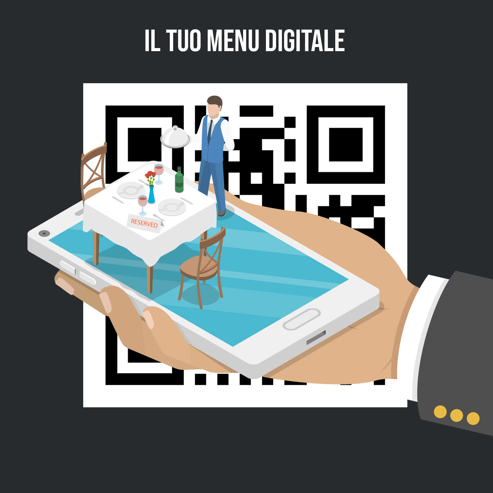 Consegnaloo-Qrcode immagine menù digitale
